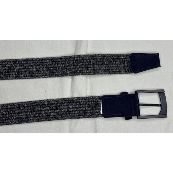 Travis Mathew Cuater Braided Navy Blue Stretch Belt Size 43-54 Waist - Picture 7 of 7